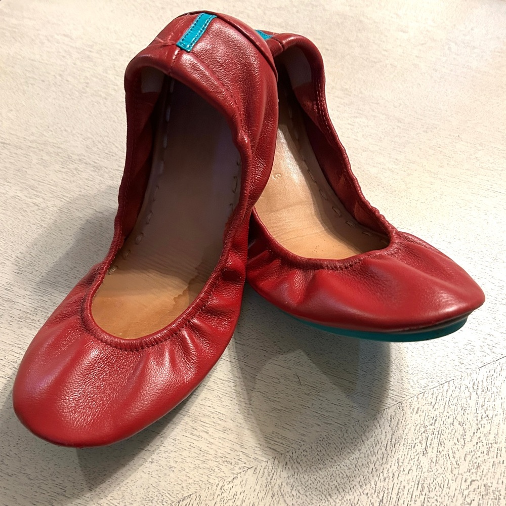 ❤️ Cardinal Red Tieks  Size 8 ❤️